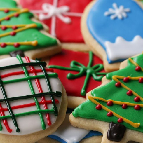Christmas Shortbread Cookies and Icing